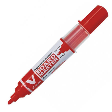 Μαρκαδόρος πίνακα Pilot V-Board Master Fine κόκκινος