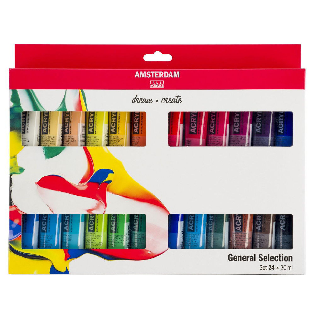 Σετ Amsterdam Standard ακρυλικά χρώματα 24 σωληνάρια των 20ml Royal Talens