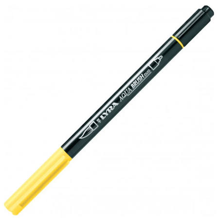 Μαρκαδόρος Lyra Aqua Brush Duo Light Yellow 4084900661680 Lichnaribooks