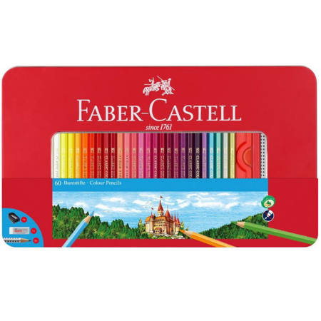 Ξυλομπογιές Faber Castell Classic 60τεμ 8991761366035 Lichnaribooks