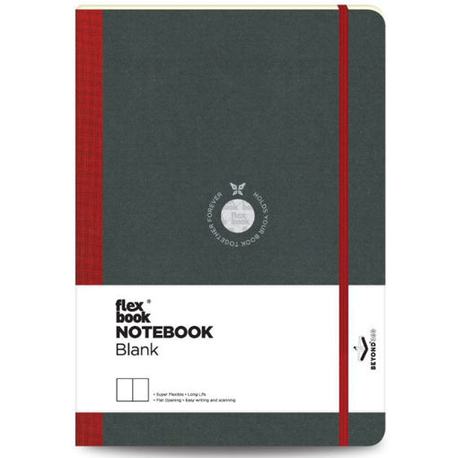 Σημειωματάριο Flexbook Blank Large Red 17x24cm 21.00003 χωρίς γραμμές – Barcode EAN 5204902521617 – Lichnaribooks