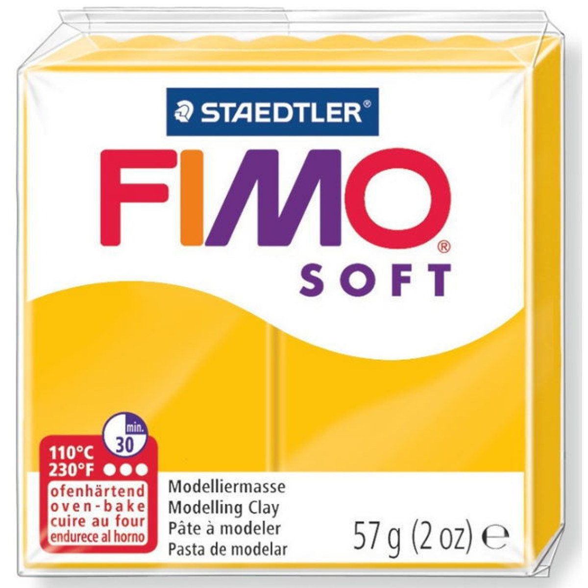 Πηλός Fimo Soft Staedtler Sunflower 57gr μπροστινή όψη συσκευασίας