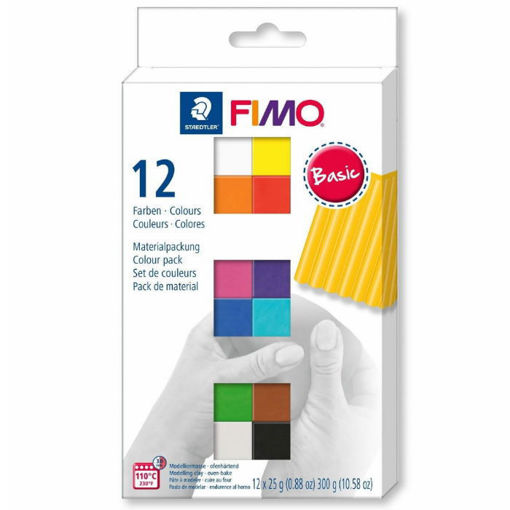 Πηλός Fimo Staedtler Soft Basic 12 τεμαχίων 8023 C12-1 – Barcode EAN 4007817053409 – Lichnaribooks