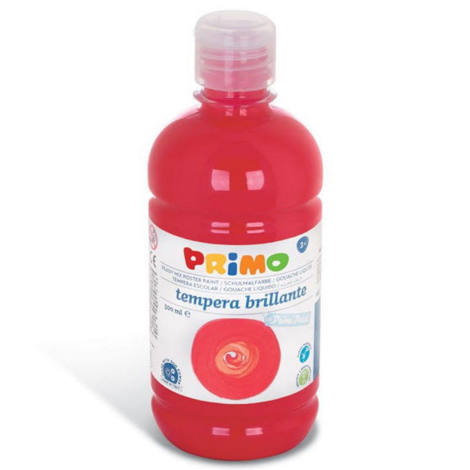 Tempera Primi Passi Morocolor Scarlet Red 500ml μπροστινή όψη