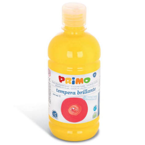 Tempera Primi Passi Morocolor Κίτρινη 500ml μπροστινή όψη