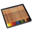 Ανοιχτή μεταλλική κασετίνα Lyra Rembrandt Polycolor με τις 24 ξυλομπογιές τοποθετημένες σε σειρά