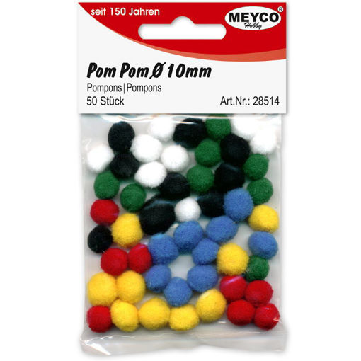Meyco Πομ Πομ Χειροτεχνίας 30mm 15τμχ 4028245285545