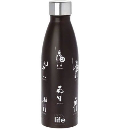 Ανοξείδωτο παγούρι θερμός Ecolife 500ml με σχέδιο Ολύμπιοι Θεοί κύρια όψη