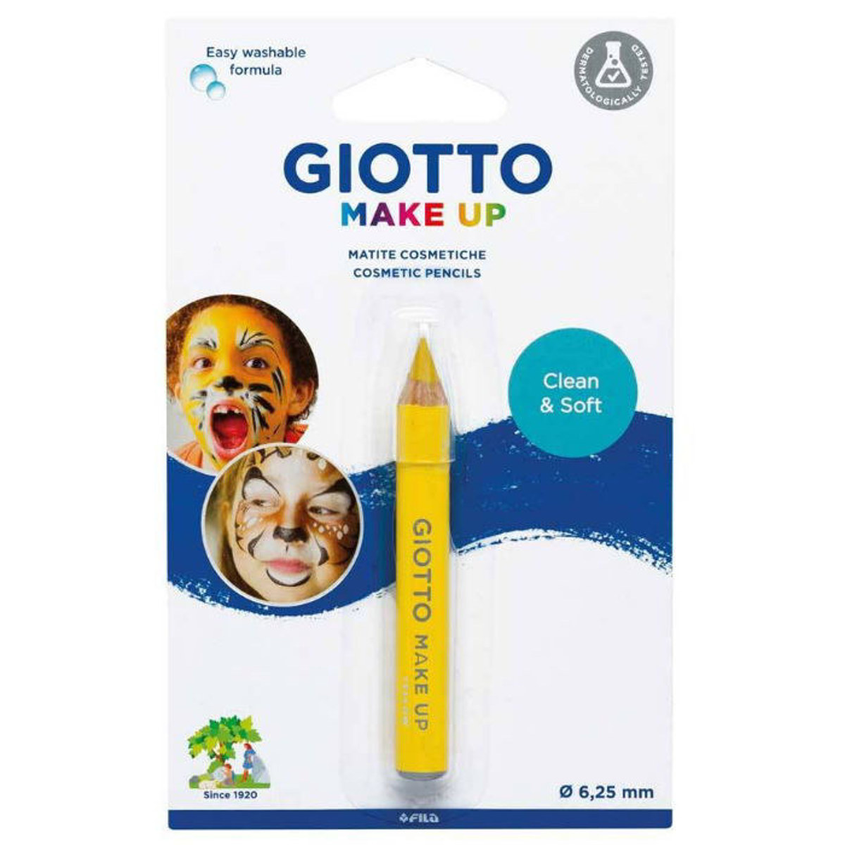 Μολύβι face painting Giotto Make Up σε κίτρινο χρώμα