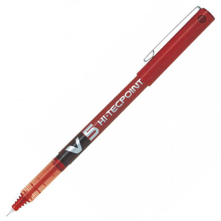 Στυλό Pilot Hi-Tecpoint V5 κόκκινο BX-V5 — EAN 4902505085697 — Lichnaribooks