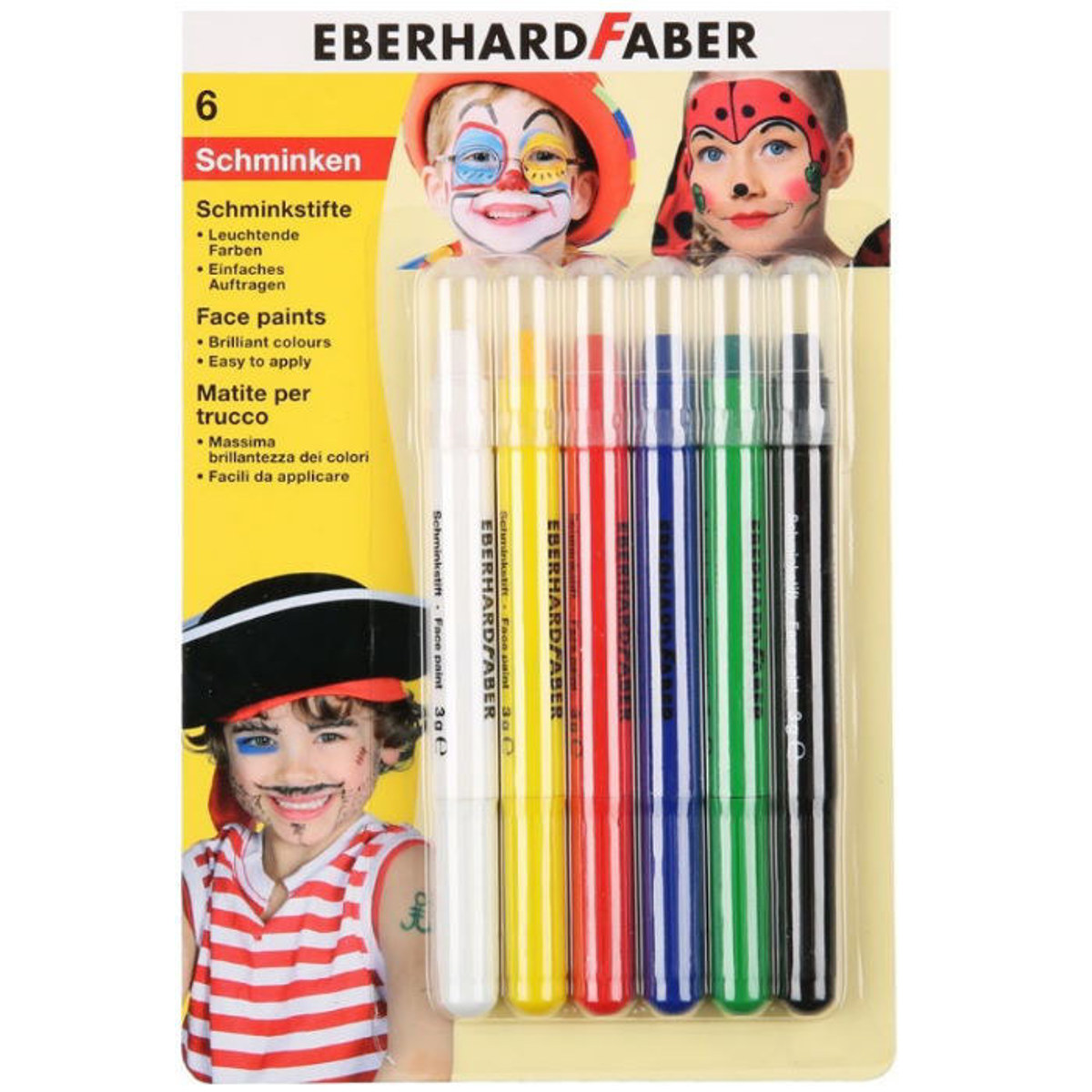 Σετ χρωμάτων προσώπου Eberhard Faber σε μεγάλη συσκευασία