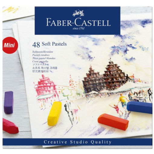 Σετ Soft Pastel Faber-Castell Mini Creative 48 τεμαχίων 128248 EAN 4005401282488 Lichnaribooks