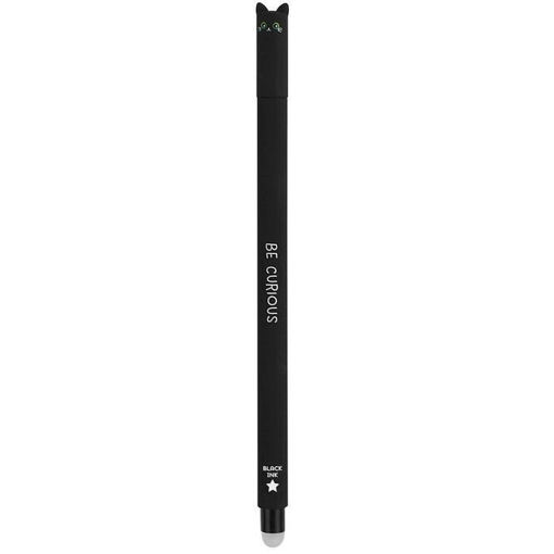 Στυλό Legami Erasable Pen Cat Black 0.7mm με γόμα και μαύρη θερμοευαίσθητη μελάνη, EAN 8051739306873, Lichnaribooks