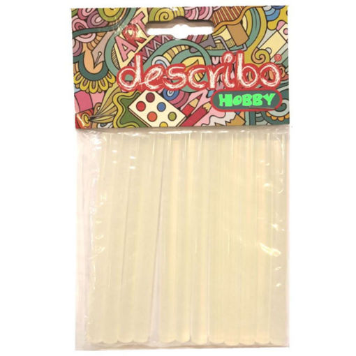 Describo ράβδοι σιλικόνης 12τεμ DES-0019 κατάλληλες για μικρά πιστόλια θερμοκόλλησης, EAN 5205726002016, Lichnaribooks