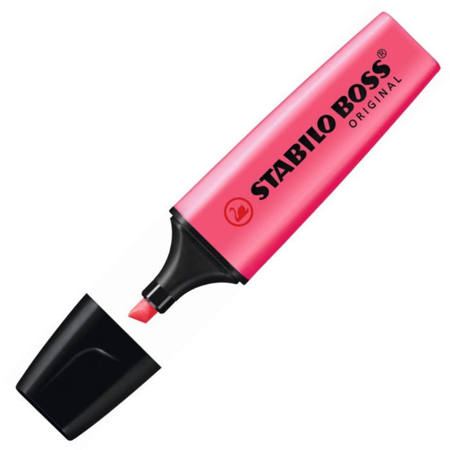 Μαρκαδόρος υπογράμμισης Stabilo Boss Original ροζ 70/56 μπροστινή όψη