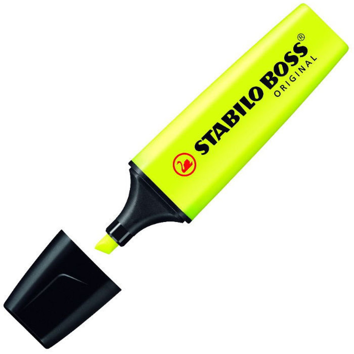 Μαρκαδόρος υπογραμμίσεως Stabilo Boss Original χρώμα κίτρινο φωσφοριζέ κωδικός 70/24 EAN 4006381333627