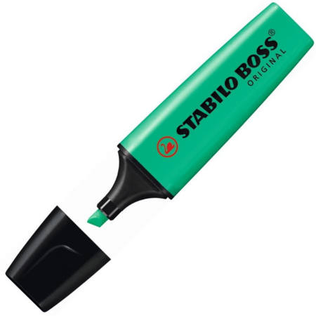 Μαρκαδόρος υπογραμμίσεως Stabilo Boss Original χρώμα τιρκουάζ κωδικός 70/51 EAN 4006381333665