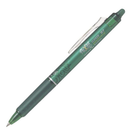 Στυλό Pilot Frixion Clicker 0.7 πράσινο BLRT-FR7G