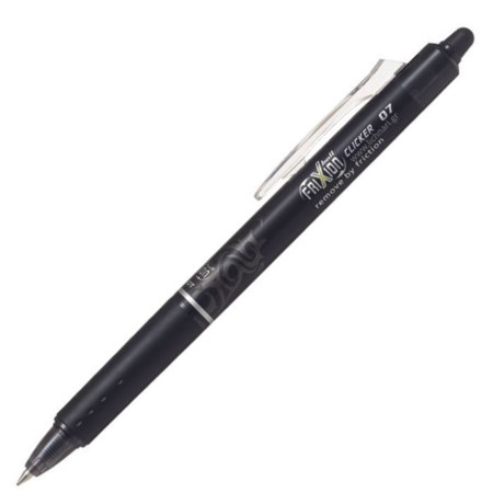 Στυλό Pilot Frixion Clicker 0.7 μαύρο BLRT-FR7B