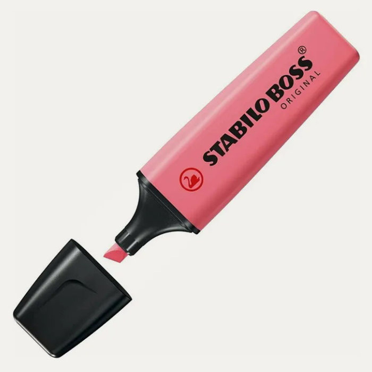 Μαρκαδόρος υπογραμμίσεως Stabilo Boss Pastel Cherry Pink 70/150 με ροζ-κερασί απόχρωση. 2. Barcode EAN: 4006381557955. 3. Lichnaribooks
