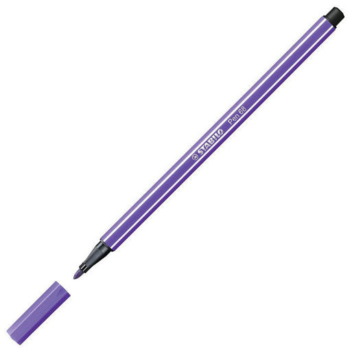 Μαρκαδοράκι Stabilo Pen 68/55 Violet 1mm – Κωδικός EAN: 4006381333375 – Lichnaribooks