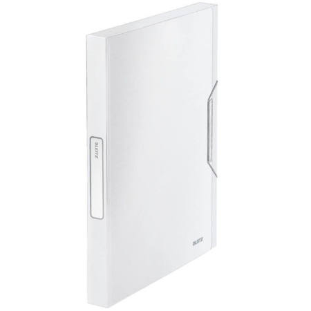 Κουτί Leitz Style A4 White 3cm 3956-04, ανθεκτικό κουτί αρχειοθέτησης με λάστιχο, EAN 4002432108046, Lichnaribooks