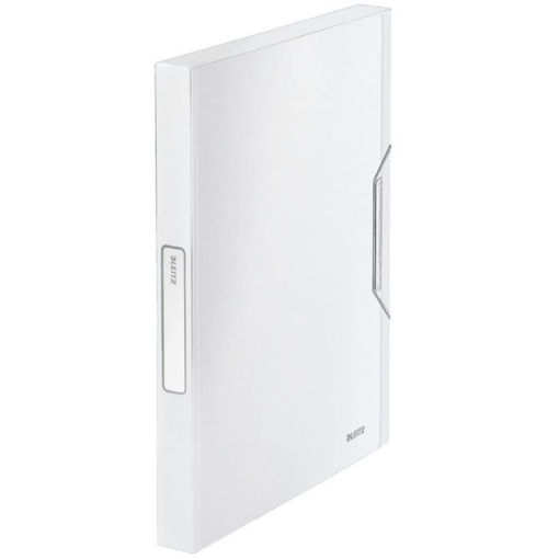 Κουτί Leitz Style A4 White 3cm 3956-04, ανθεκτικό κουτί αρχειοθέτησης με λάστιχο, EAN 4002432108046, Lichnaribooks