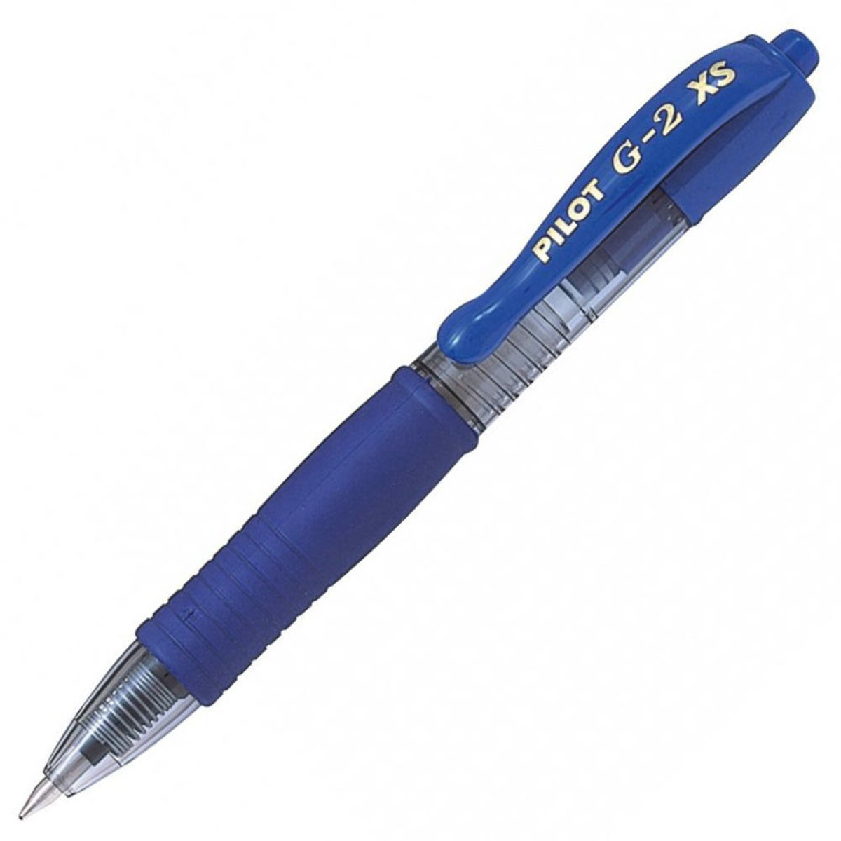 Στυλό gel Pilot G-2 Pixie 0.7mm μπλε σε όρθια θέση