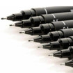 Uni-Ball Pin 0.7 μαύρος μαρκαδόρος σχεδίου με λεπτή μύτη