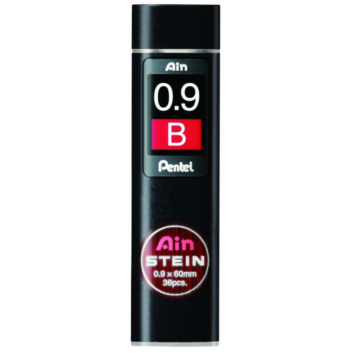 Pentel Ainstein 0.9mm B – Ανθεκτικές μύτες για έντονη γραφή, 36 τεμάχια – LichnariBooks.gr