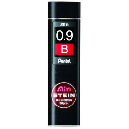 Pentel Ainstein 0.9mm B – Ανθεκτικές μύτες για έντονη γραφή, 36 τεμάχια – LichnariBooks.gr