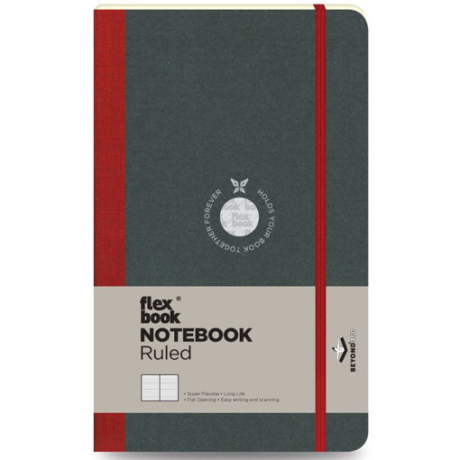 Notebook Flexbook ruled medium red 13x21cm 21.00015 EAN 5204902521396 Lichnaribooks