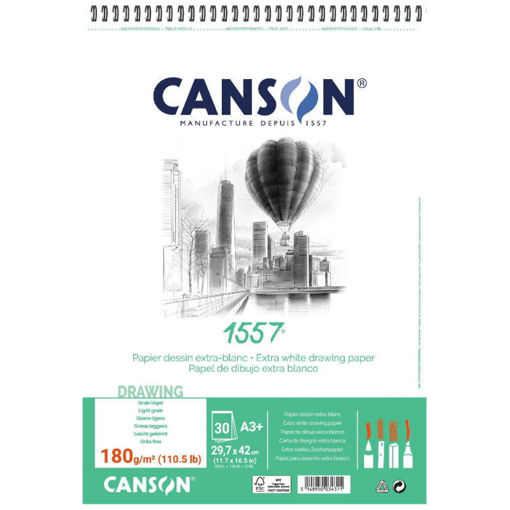 Μπλοκ Canson 1557 SP Dessin Α3 180g/m² 30φ. C31412A005 3148950034311 Lichnaribooks