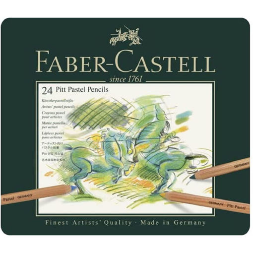 Ξυλομπογιές Faber Castell Pitt Pastel 24 τεμάχια 4005401121244 Lichnaribooks