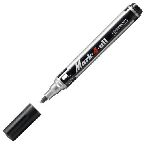 Μαρκαδόρος Stabilo Permanent μαύρος Mark-4 651 — EAN 4006381157803 — Lichnaribooks