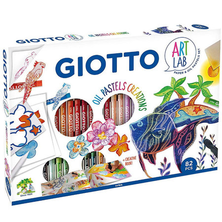 Σετ Giotto Art Lab Oil Pastels Creations με λαδοπαστέλ και αξεσουάρ