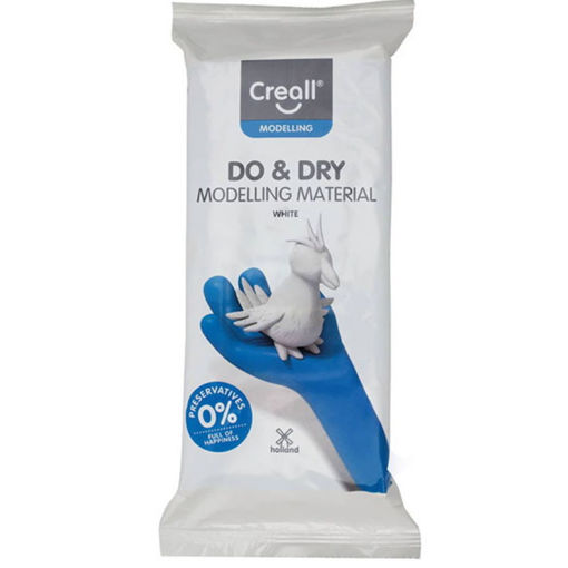 Creall Do & Dry πηλός λευκός 500 γραμμάρια για χειροτεχνίες — EAN 8714181262103 — Lichnaribooks