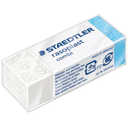 Γόμα Staedtler Rasoplast Combi 526BT30 για μολύβι και μελάνι – Barcode EAN 4007817502167 – Lichnaribooks