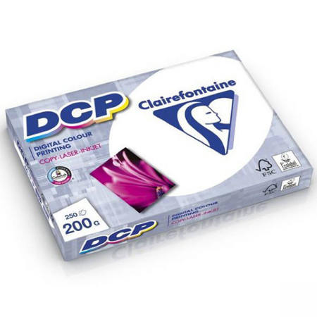 Χαρτί Clairefontaine DCP A4 200gr 250 φύλλων λευκό 3329680180701