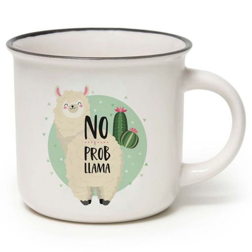Κούπα Legami Cup-Puccino No Prob Lama κεραμική για καφέ ή τσάι, EAN 8051739307948, Lichnaribooks