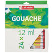 Σετ χρωμάτων Gouache Talens Art Creation 24 τεμαχίων των 12ml, ζωηρές αποχρώσεις για καλλιτέχνες, EAN 8712079312947, Lichnaribooks.