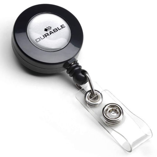 Κλιπ συνεδρίων Durable Jojo 8152-58 με μεταλλικό κλιπ και μηχανισμό επαναφοράς – EAN 4005546889313