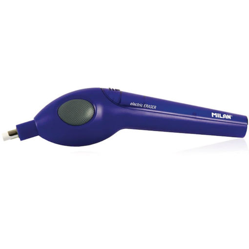 Ηλεκτρική γόμα Milan 30767B – Με 2 ανταλλακτικά – Για τεχνικό σχέδιο και καλλιτεχνική χρήση – EAN 8411574078661