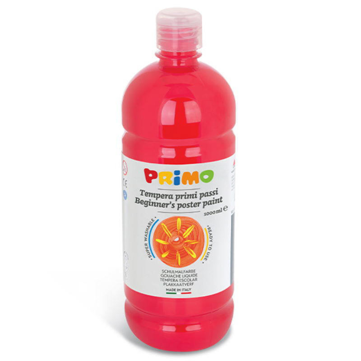 Κόκκινη τέμπερα Morocolor 500ml σε μπουκάλι