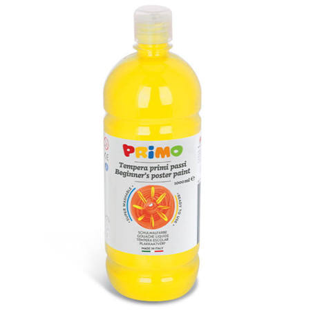 Tempera Primi Passi Morocolor Κίτρινη 1000ml μπροστινή όψη