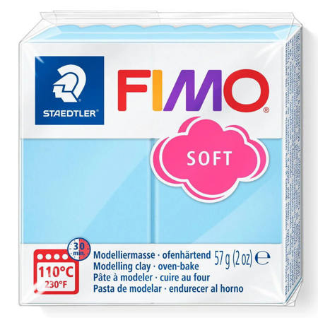 Πηλός FIMO Soft Aqua Staedtler 8020-305 – 57gr πολυμερικός πηλός για χειροτεχνίες και ψήσιμο στον φούρνο