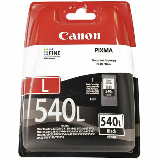 Γνήσιο μελάνι Canon PG-540L μαύρο υψηλής χωρητικότητας για καθαρές και ευκρινείς εκτυπώσεις – EAN 4960999902120 – Lichnaribooks.