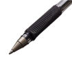 Pilot BPS-GP 1.0 μαύρο στυλό με λαστιχένια εργονομική λαβή σε κοντινό πλάνο
