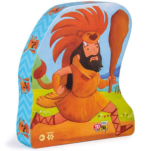 Παζλ Ηρακλής Games 50/50 – 48 κομμάτια, παιδικό παζλ ελληνικής μυθολογίας με οικολογικό χαρτόνι – EAN 745114145284