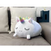 Λούτρινο μαξιλάρι λαιμού unicorn για κορίτσια